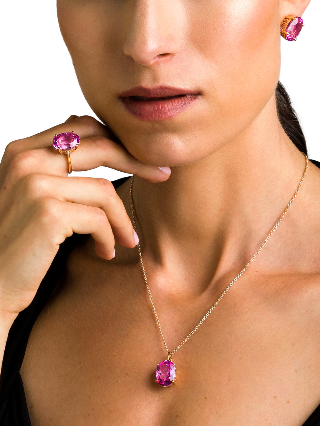 Protea Wildfire Necklace 18-Karat Rose Gold Necklace - PRE-ORDER