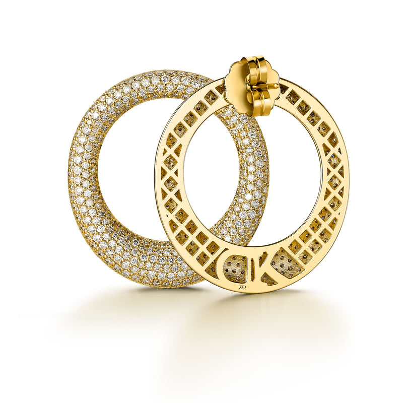 An Endless Night Earrings 18-Karat Gold & Diamond
