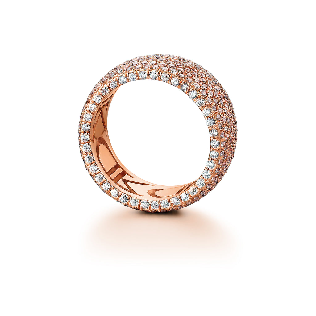 An Endless Night Ring  | 14-karat Gold & Diamond