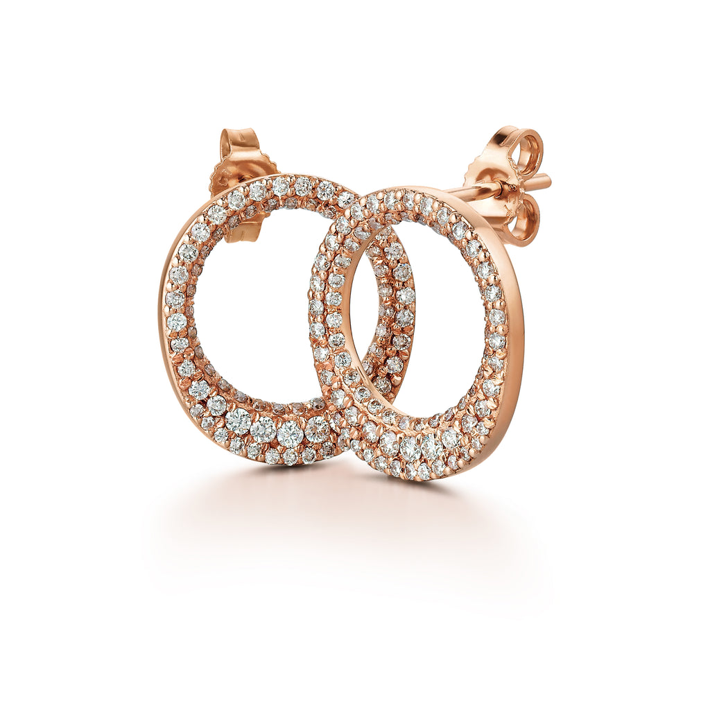 An Endless Night Petite Earrings 18-Karat Gold & Diamond
